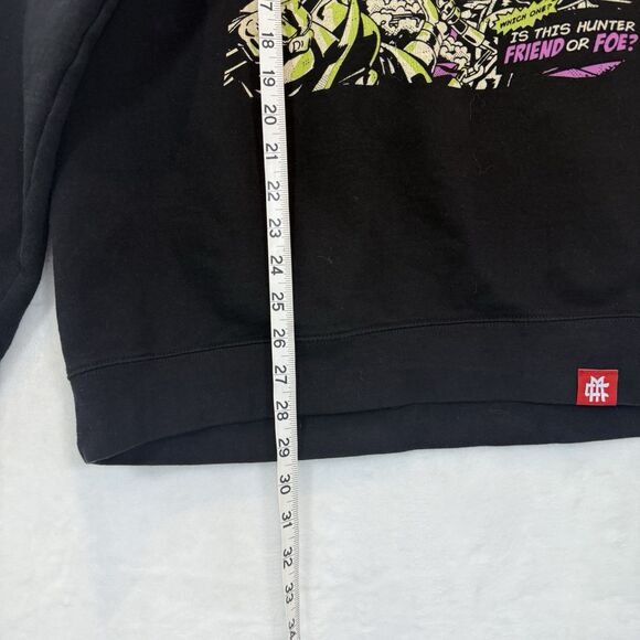 Madness & Co Sweatshirt Pullover Comic Graphic Print Japanese Black XL - Picture 8 of 11